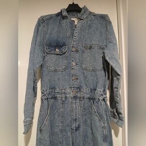 Universal Thread Blue Denim Jumpsuit